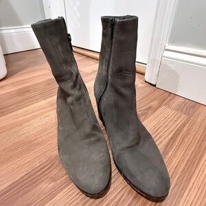 Vince dark green Leather Boots
